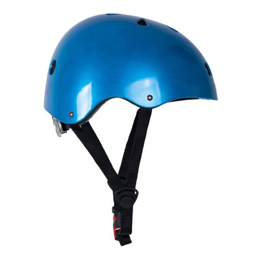 Metallic Blue Kids Bike Helmet