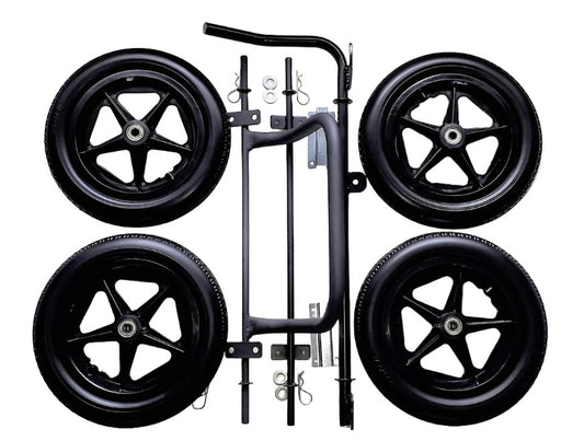 12" Wheel & Axle Set + Front Bumper & Dual Hand Brake
