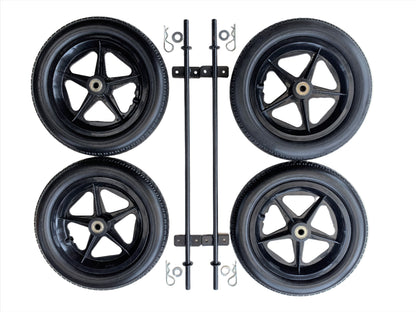 12" Wheels & Axle Set